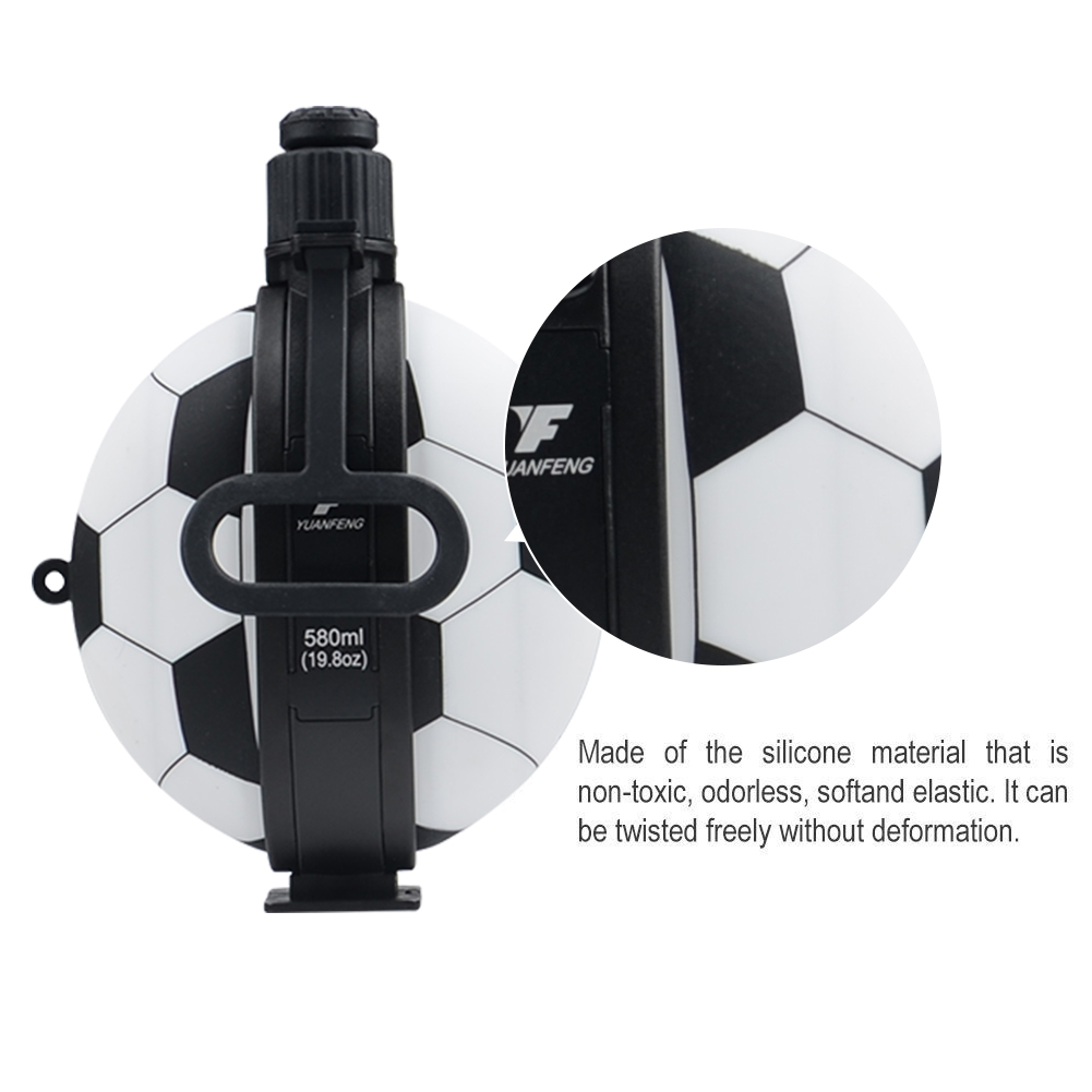 Silicone Football bottle