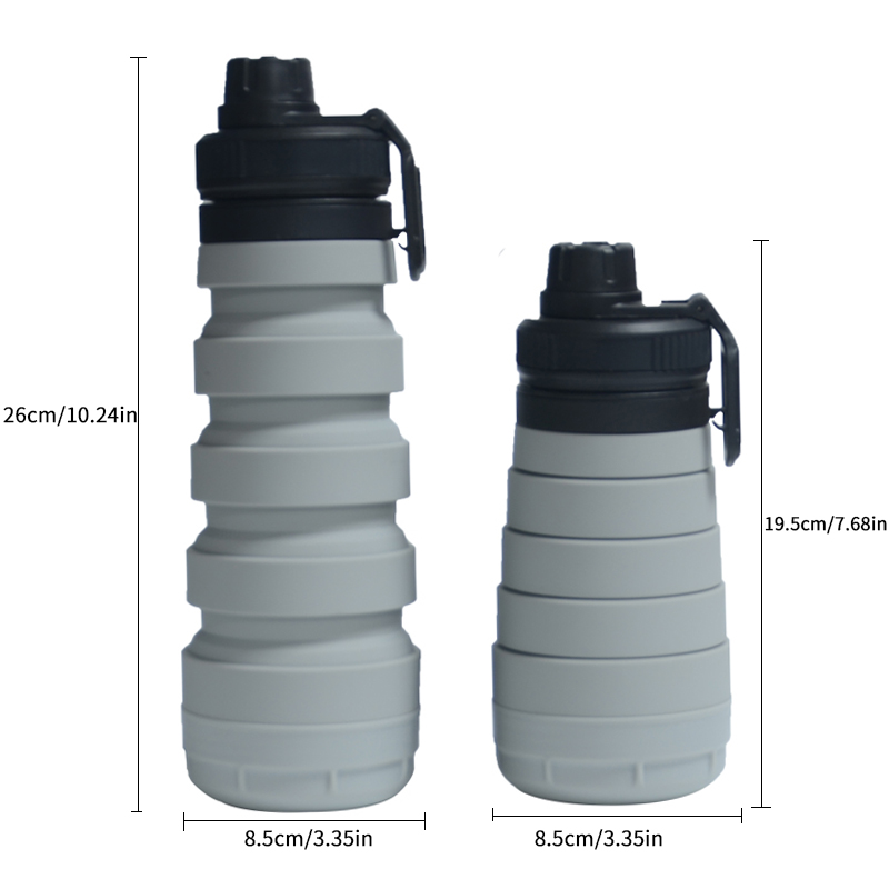 Silicone storage water bottle