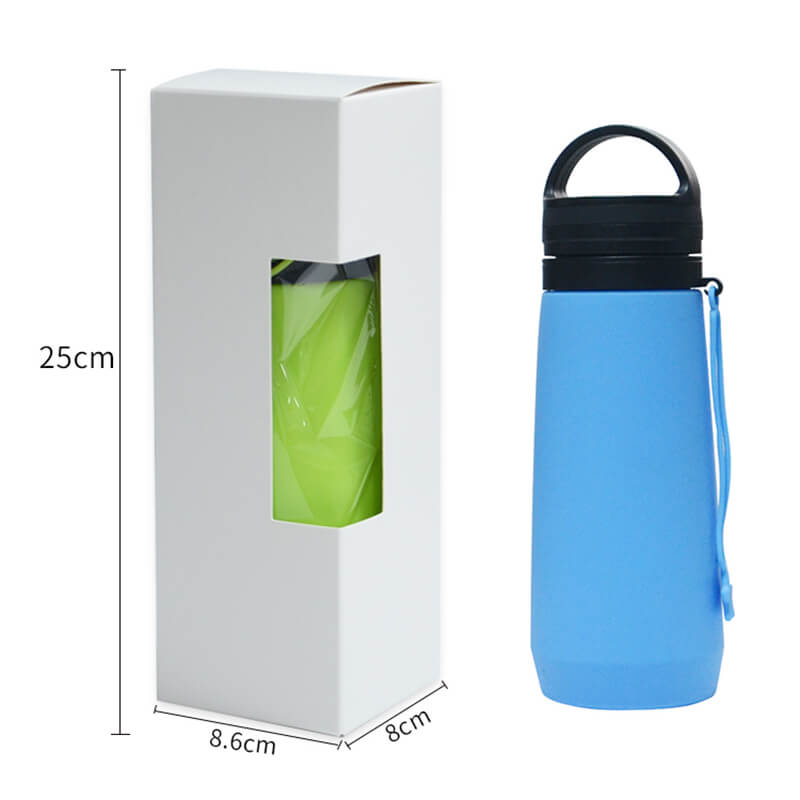 Silicone collapsible water bottle