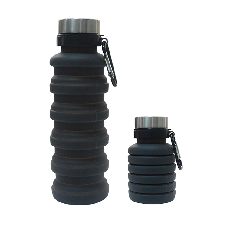 Silicone foldable water bottle