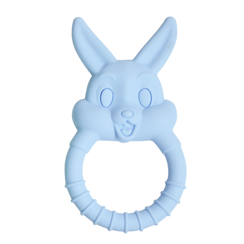 Silicone rabbit teether