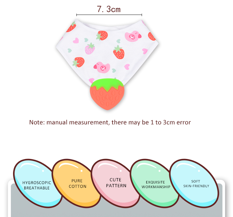 草莓口水兜Strawberry saliva pocket(图4)