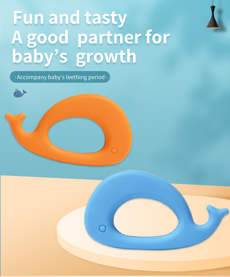 Silicone whale teether(图1)