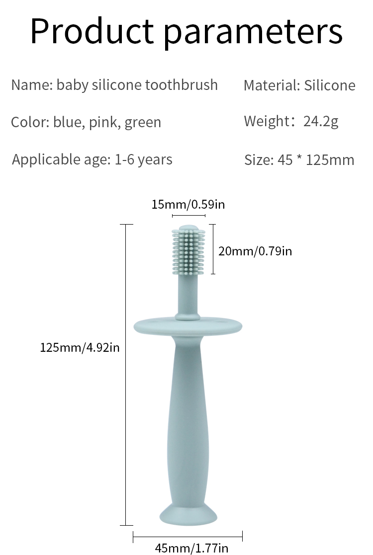 Silicone 360 °training toothbrush(图9)