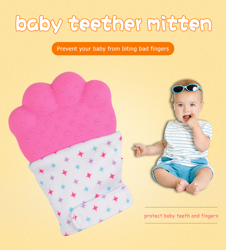 Bears paw teether mitten(图1)