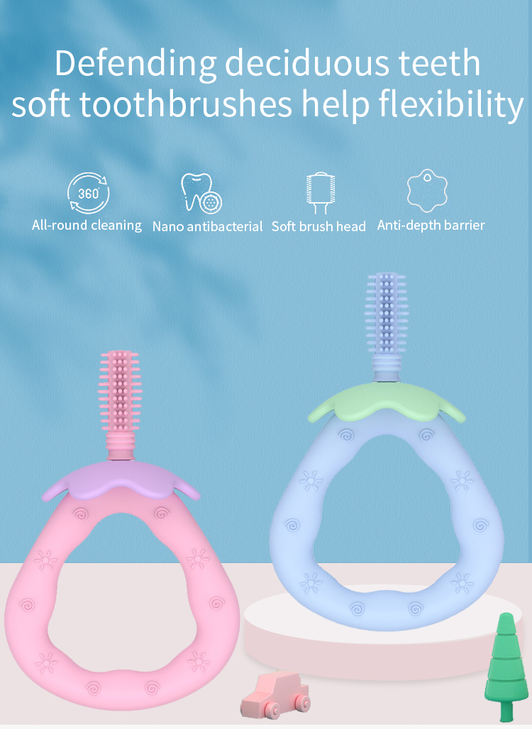 Baby silicone toothbrush(图1)