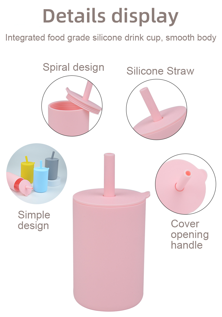 Silicone learn drinking cup(图9)
