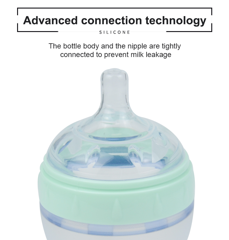 Wide Mouth Silicone Baby Bottle(图10)